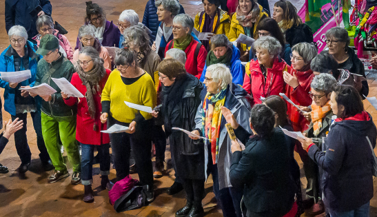 Concert des chorales Kalima, Trompettes de Faloppe et Chant de Luttes